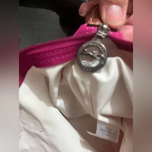 Longchamp Le Pliage M Pink Tote Bag - Picture 6 of 12